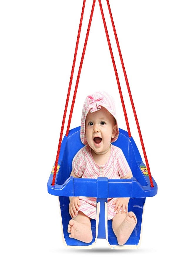 Maanit Plastic Swing For Kids - 3-In-1 Wave Adjustable Baby Swing Toy For Indoor And Outdoor - For Boys And Girls Of Age (6 Months +) (Blue), 40 Cm - Image 1